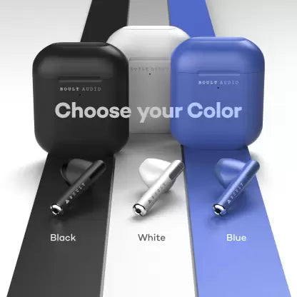 Boult Audio XPods with Mega 13mm Drivers, 20H Battery, Fast Charge & Pairing, Made In India Bluetooth Headset (Black, True Wireless) Boult Audio XPods with Mega 13mm Drivers, 20H Battery, Fast Charge & Pairing, Made In India Bluetooth Headset (Black, True Wireless)